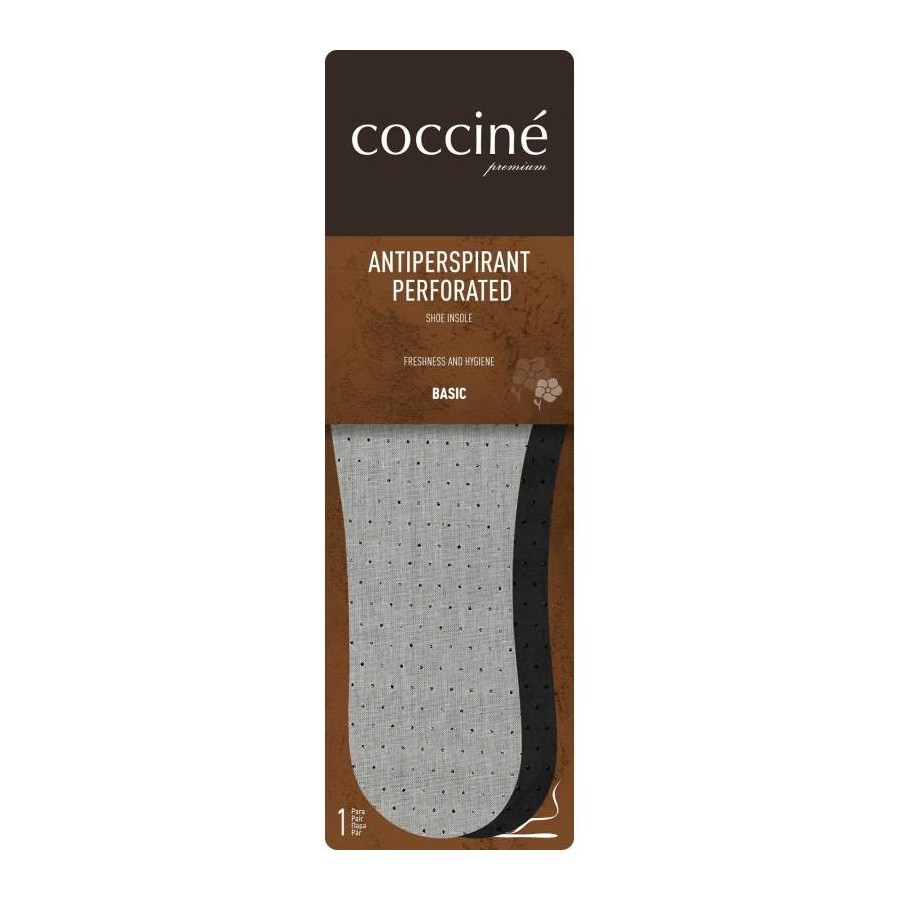 WKŁADKA DO BUTÓW PRZECIWPOTLIWA Z AKTYWNYM WĘGLEM PERFORATED COCCINE 36-46 100036