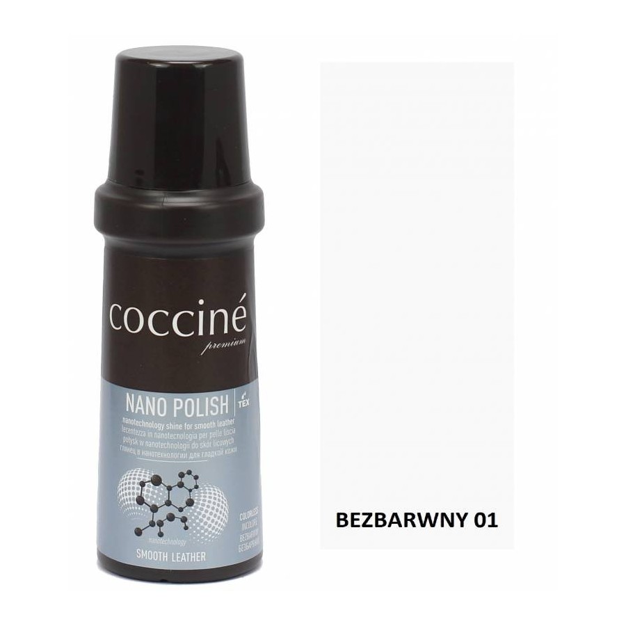 PASTA DO SKÓRY GŁADKIEJ LICOWEJ BEZBARWNA COCCINE NANO POLISH 75 ML