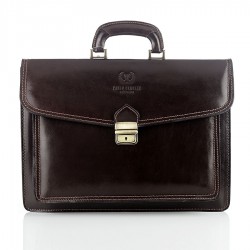 EXCLUSIVE LEATHER BRIEFCASE FOR MEN N04-BR