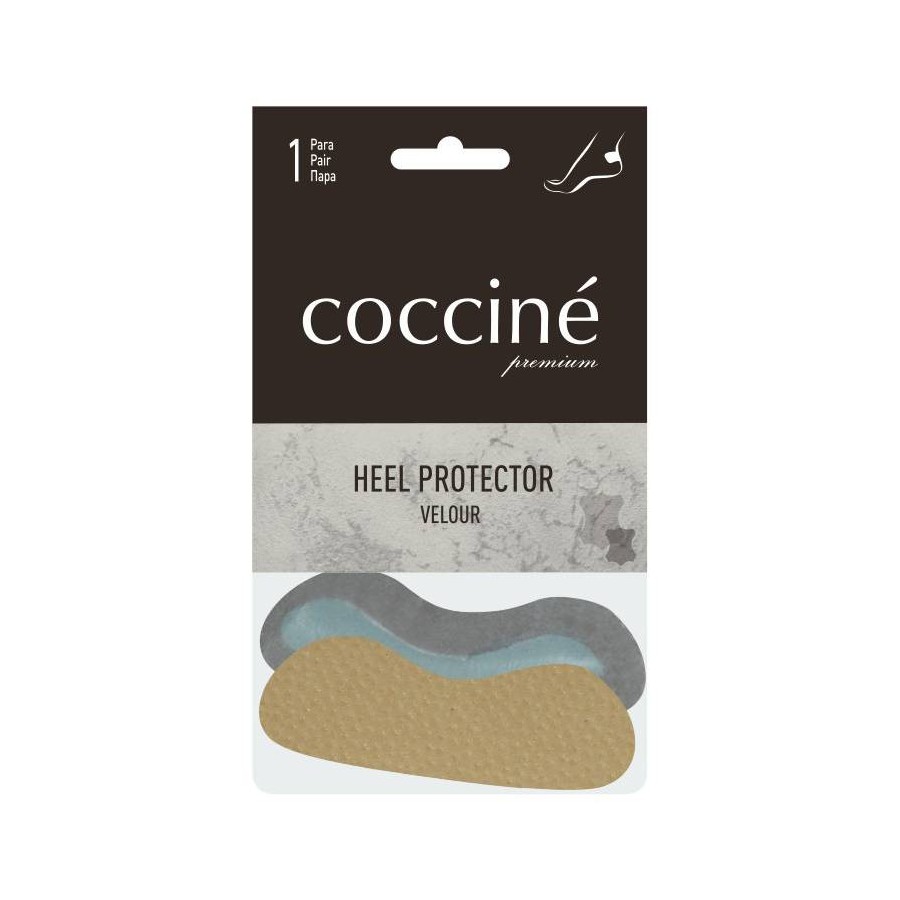 COCCINE HEEL PROTECTOR VELOUR ZAPIĘTKI SAMOPRZYLEPNE 10319