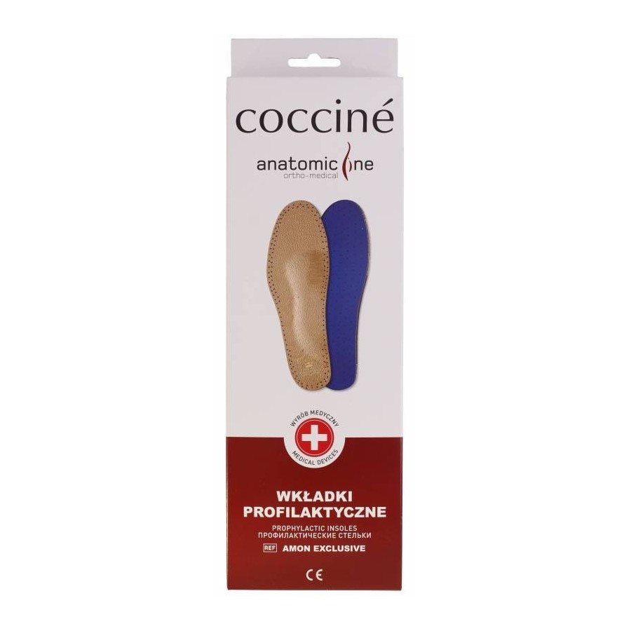 CIENKIE WKŁADKI SKÓRZANE COCCINE LEATHER ADHESIVE rozm. 35-36