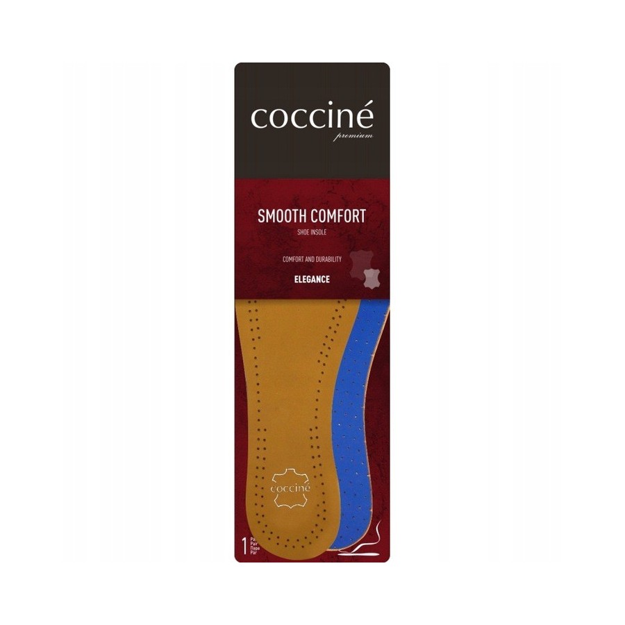 SKÓRZANE WKŁADKI DO BUTÓW SMOOTH COMFORT COCCINE  r. 39-40