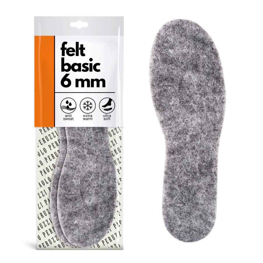 R. 38 - WKŁADKI FILCOWE FELT BASIC 6 MM PAOLO PERUZZI 01W38