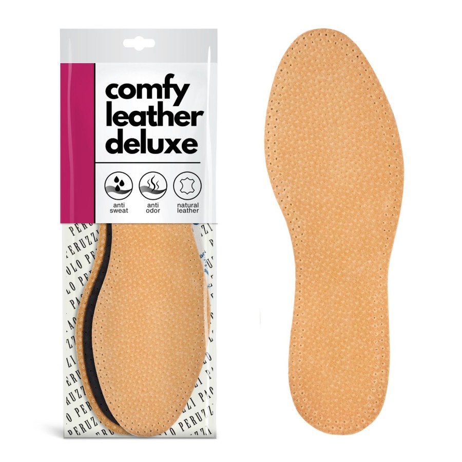 R. 41/42 WKŁADKI SKÓRZANE COMFY LEATHER DELUXE PAOLO PERUZZI 04W4142