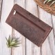 WOMEN'S VINTAGE LEATHER WALLET T-25-GR PAOLO PERUZZI