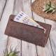 WOMEN'S VINTAGE LEATHER WALLET T-25-GR PAOLO PERUZZI