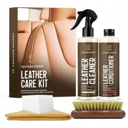 Leather Expert Care Kit 2x250ml – Zestaw do czyszczenia i pielęgnacji mebli skórzanych LE-18-CK2250