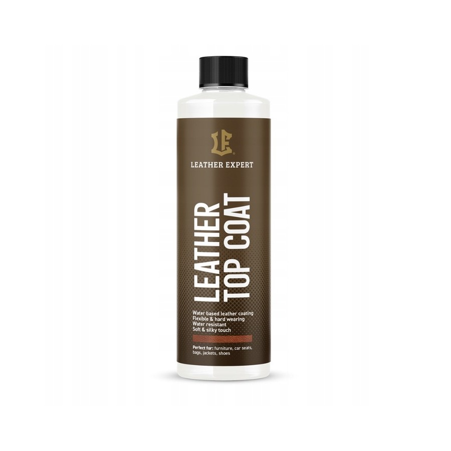 Top Coat  Gloss lakier bezbarwny do skóry 500ml połysk LE-17-TCG500