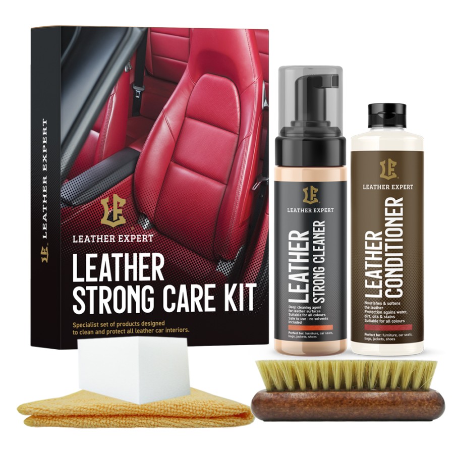 Leather Expert Care Kit 2x250ml – Zestaw do czyszczenia i pielęgnacji mebli skórzanych LE-18-CK2250