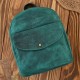 WOMEN'S RETRO VINTAGE BACKPACK BLACK T-18-BL