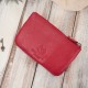 RED LEATHER VINTAGE PAOLO PERUZZI T-51-RD KEY CASE