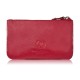 RED LEATHER VINTAGE PAOLO PERUZZI T-51-RD KEY CASE