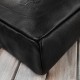 Men's leather shoulder bag for work laptop black Paolo Peruzzi E-26-BL