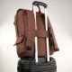 Men's brown backpack for school A4 laptop travel backpack vegan Paolo Peruzzi E-21-BR