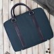 Men's shoulder or handbag vegan work laptop bag navy blue Paolo Peruzzi E-14-DB