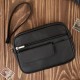 Men's leather handbag black elegant classic Abruzzo ABR-36