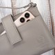 Women's leather shoulder bag small city grey Paolo Peruzzi SI-39-GR