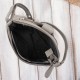 Women's leather shoulder bag small city grey Paolo Peruzzi SI-39-GR