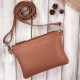 Geantă de umăr din piele pentru femei clutch compact gri Paolo Peruzzi SI-41-GR