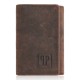 Men's wallet T-02-BR leather key case T-49-BR Paolo Peruzzi gift set ZUP-124