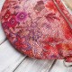 Sac de rinichi din piele pentru femei cu design floral original Paolo Peruzzi T-36-E