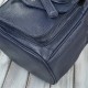 Women's leather backpack with bow green Paolo Peruzzi T-71-GR