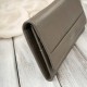 Women's leather wallet large with RFID protection grey brown Paolo Peruzzi AL-01-TA