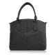 ABR-23 women's leather handbag and ABR-28 black leather cosmetic bag Abruzzo gift set ZUP-132