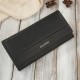 Women's leather wallet large with RFID protection grey brown Paolo Peruzzi AL-01-TA