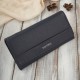 Women's leather wallet large with RFID protection grey brown Paolo Peruzzi AL-01-TA