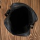 Men's leather shoulder sachet postbag black Abruzzo ABR-43