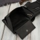 Men's leather wallet carbon black RFID Paolo Peruzzi AL-08-BL