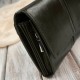 Women's leather wallet large black with RFID protection elegant Paolo Peruzzi AL-06-BL