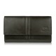 Women's leather wallet large black with RFID protection elegant Paolo Peruzzi AL-06-BL