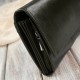 Classic women's leather wallet in horizontal orientation large black Paolo Peruzzi AL-07-BL