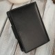 Women's medium black leather wallet with RFID security Paolo Peruzzi AL-04-BL