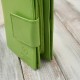 Women's medium green leather wallet with RFID security Paolo Peruzzi AL-04-GR