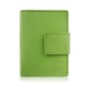 Women's medium green leather wallet with RFID security Paolo Peruzzi AL-04-GR