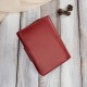 Women's leather wallet red medium with RFID security Paolo Peruzzi AL-04-RD