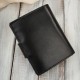 Paolo Peruzzi AL-05-BL women's leather classic black genuine grain leather wallet