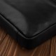 Men's laptop bag for shoulder and handheld leather black Paolo Peruzzi AL-09-BL