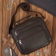 Men's leather shoulder and handbag for work brown Paolo Peruzzi T-126-BR