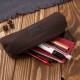 Cosmetic small handy black pencil case Paolo Peruzzi T-98-BL