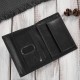 Men's black leather wallet in classic cut with RFID protection Paolo Peruzzi AY-10-BL