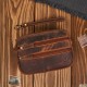 Men's leather handbag brown Paolo Peruzzi T-129-BR