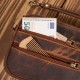 Men's leather handbag brown Paolo Peruzzi T-129-BR