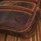 Men's leather handbag brown Paolo Peruzzi T-129-BR