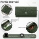 Дамски голям кожен портфейл с флорален релеф червен Paolo Peruzzi AL-12-RD