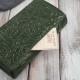 Дамски голям портфейл от червена кожа с цветя и RFID защита Paolo Peruzzi AL-14-RD