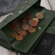 Дамски голям портфейл от червена кожа с цветя и RFID защита Paolo Peruzzi AL-14-RD